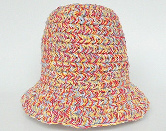 Teen Boy Rainbow  Girl Chemo  Cap Summer Red White Blue Yellow Cotton Spring Adult Unisex Beanie Ready To Ship