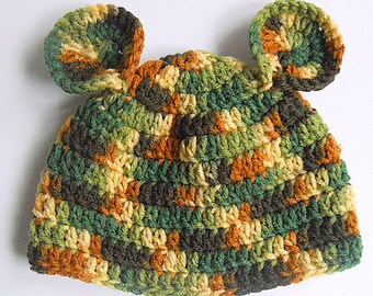 camo infant beanie hat