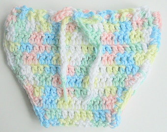 Pastel Rainbow Diaper Cover Newborn Girl Soaker Infant Baby Boy Cozy Green Yellow White Pink Blue  1 2 3 Month Reborn Clothing Ready To Ship