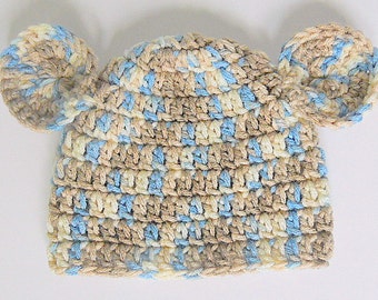 Preemie Newborn  Boy Winter  Hat With Ears Infant Girl Camouflage Cap Baby Cream Tan Blue Reborn Doll Fall Hunting Camo Beanie