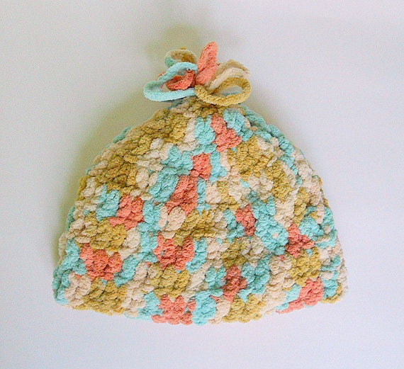 Coral / Cream Beanie Coral / Cream Beanie