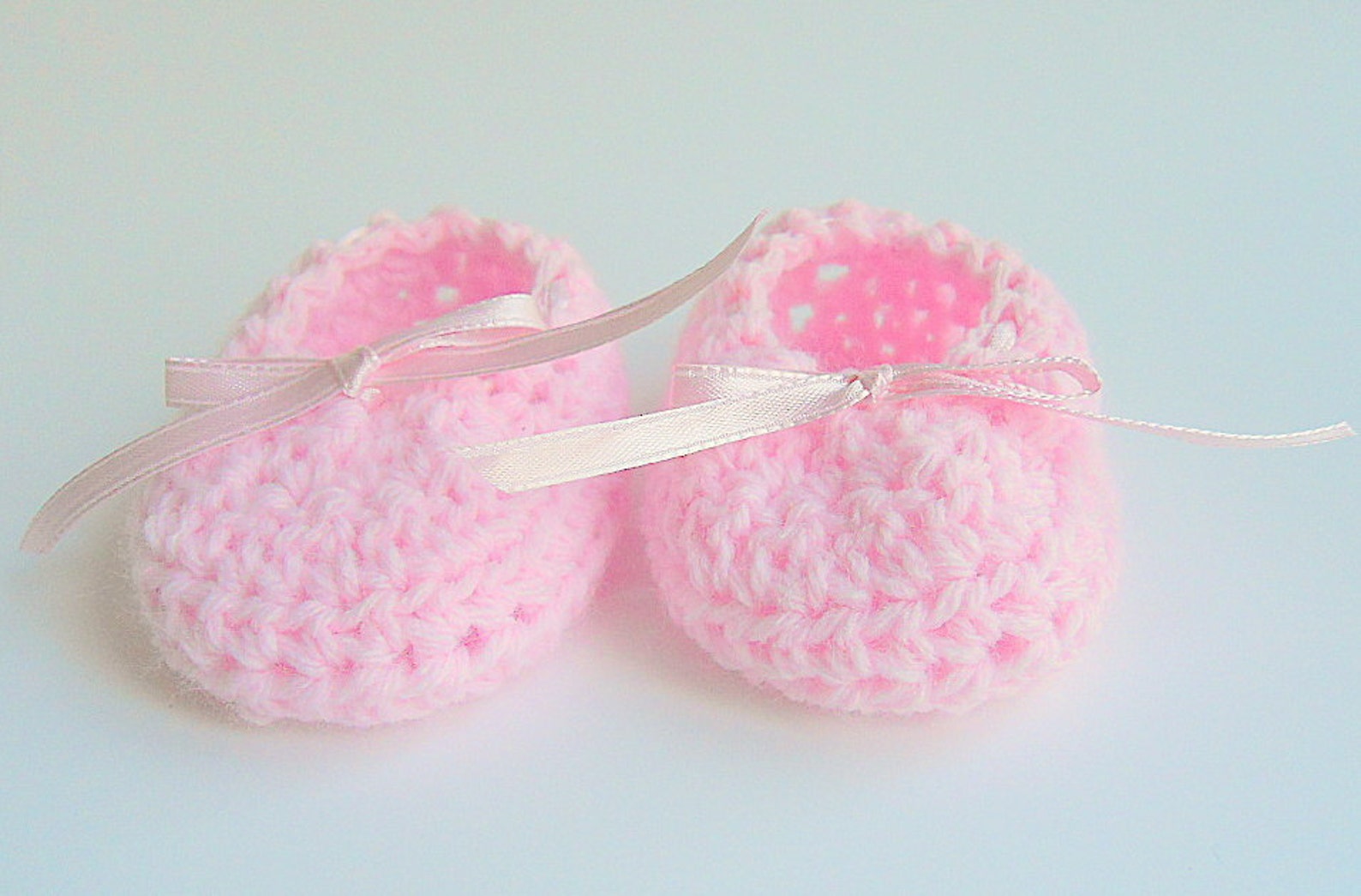 pink baby booties infant girl ballet slippers crochet light pastel ballerina shoes newborn 3 6 9 months crib shoes ready to ship pink baby booties infant girl ballet slippers crochet light pastel ballerina shoes newborn 3 6 9 months crib shoes ready to ship