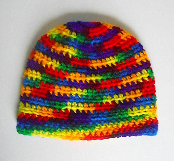 Ready To Ship Newborn To Adult Rainbow Hat Toddler Preteen Girl Cap  Baby Boy Winter Beanie Teen  Fall  Skullcap Ready To Ship