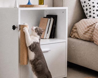 猫用爪とぎ | 穴あけ不要の猫用爪とぎ | クリップ式家具 | ナチュラルでモダンな猫用家具、猫好きへのギフト