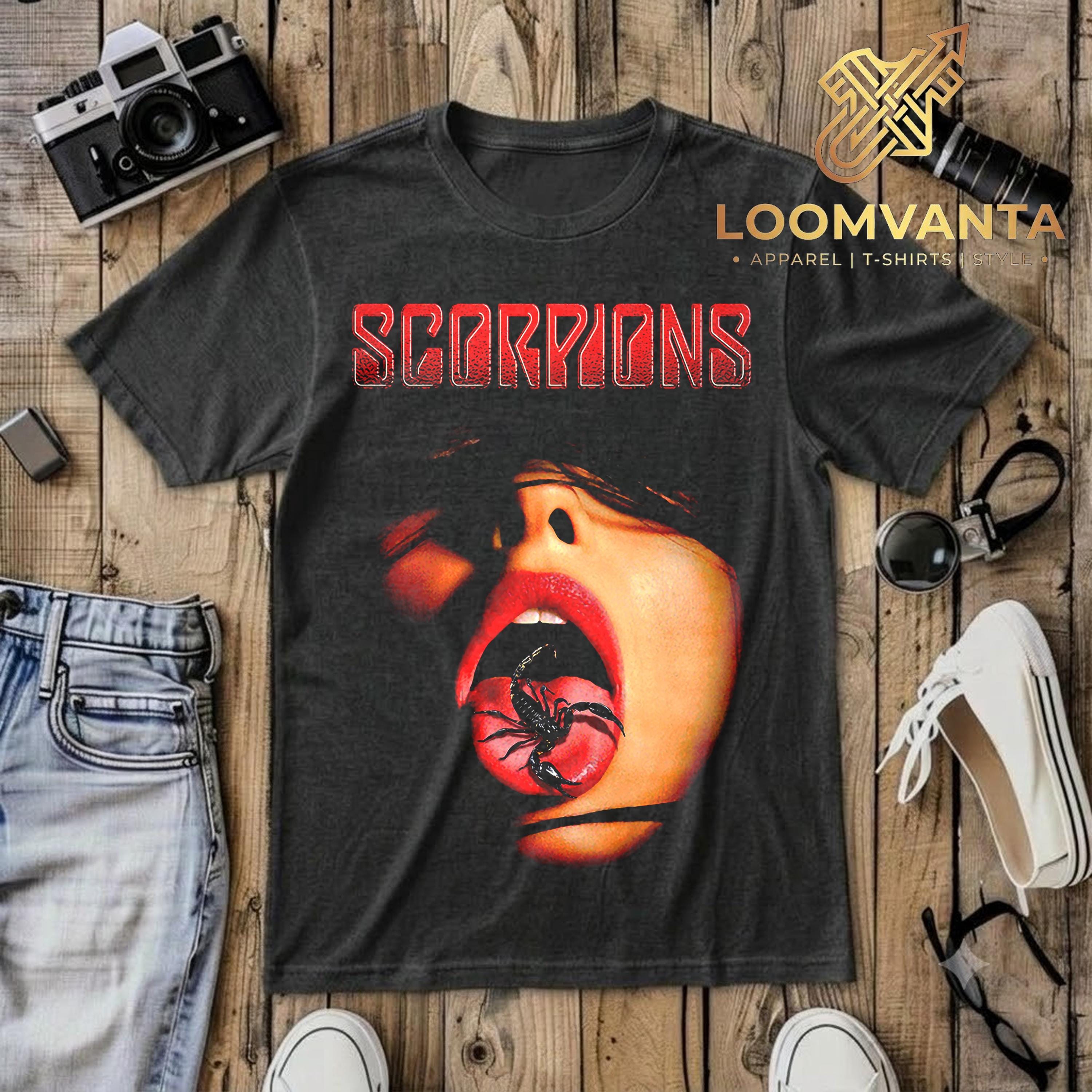 Vintage Scorpions T - Etsy