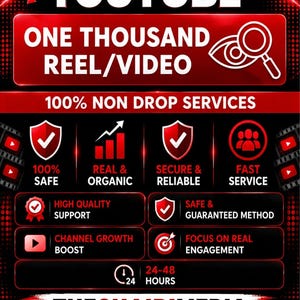 YouTubes tillväxtstrategi | Säker marknadsföring av videor och kortfilmer | Verklig publiktillväxttjänst