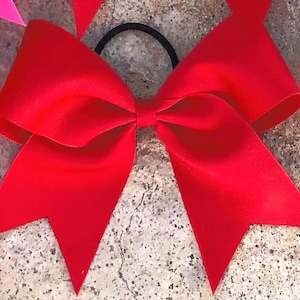 Solid Bow - Sport Sized 2.25x6x6 - One in Your Color Choice