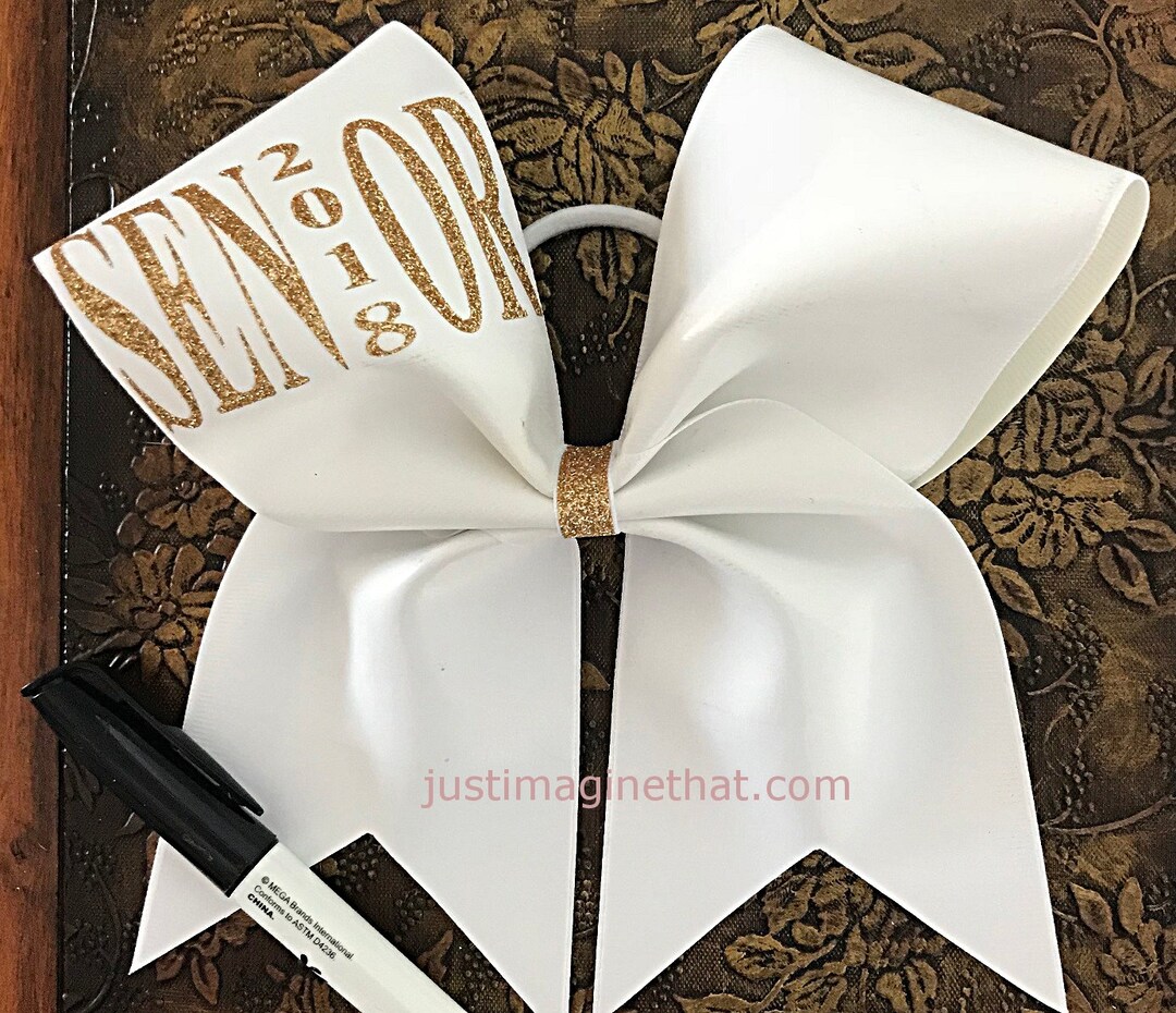 Autograph Bow Senior Coach Mom Teacher Customizable - Etsy