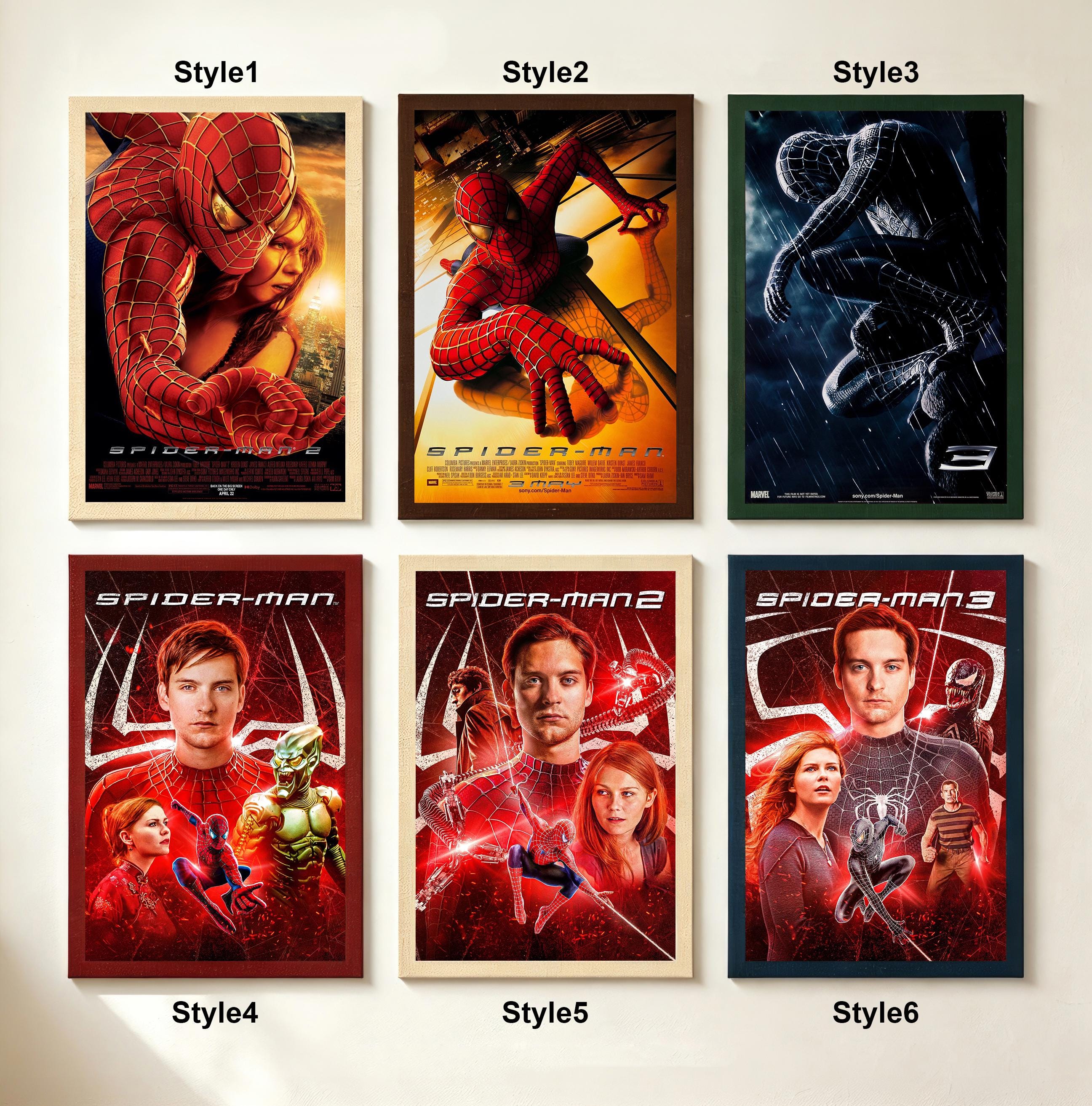 Spiderman movie poster 2002 - Etsy 日本