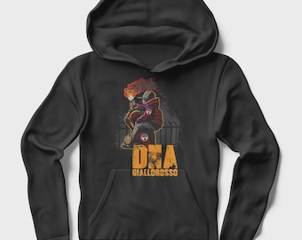 Giallorossi DNA Hoodie, Ultras Curved Graphic Hoodie, Gift Idea for Giallorossi Fans, XS-XXXL