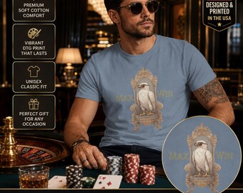 High Roller Eagle Shirt, Degenerate Gambler Tee, One Green Day From Glory, Poker Shirt Gift for Him, Funny Casino Tshirt