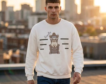 His Royal Bullness Sweatshirt, Bull Market Sweatshirt, Funny Stock Trader Gift, Bull on Throne, Day Trader Investor Crewneck Gift