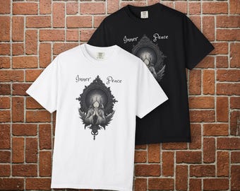 Praying Angel Shirt, Prayer Hands Tee, Faith Shirt for Women, Angel Wings Shirt, Devotional Tee, Spiritual Mindfulness Gift