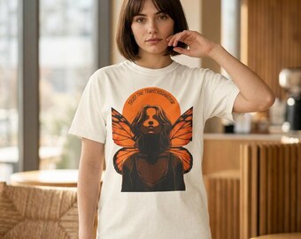 Trust the Transformation Shirt, Monarch Butterfly Aesthetic Tee, Self Improvement Gift, Inner Transformation Tshirt for Her