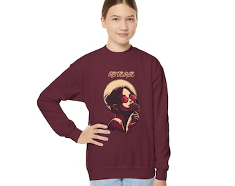 Reverie Kids Sweatshirt, Dreamy Girl Crewneck for Girls, Cute Vintage Aesthetic Pullover, Flower Girl Gift, Gift for Daughter