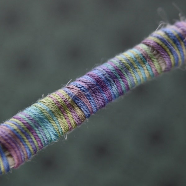 Beautiful Hand Dyed Australian Silk Thread for DIY Dreadlock Wrap