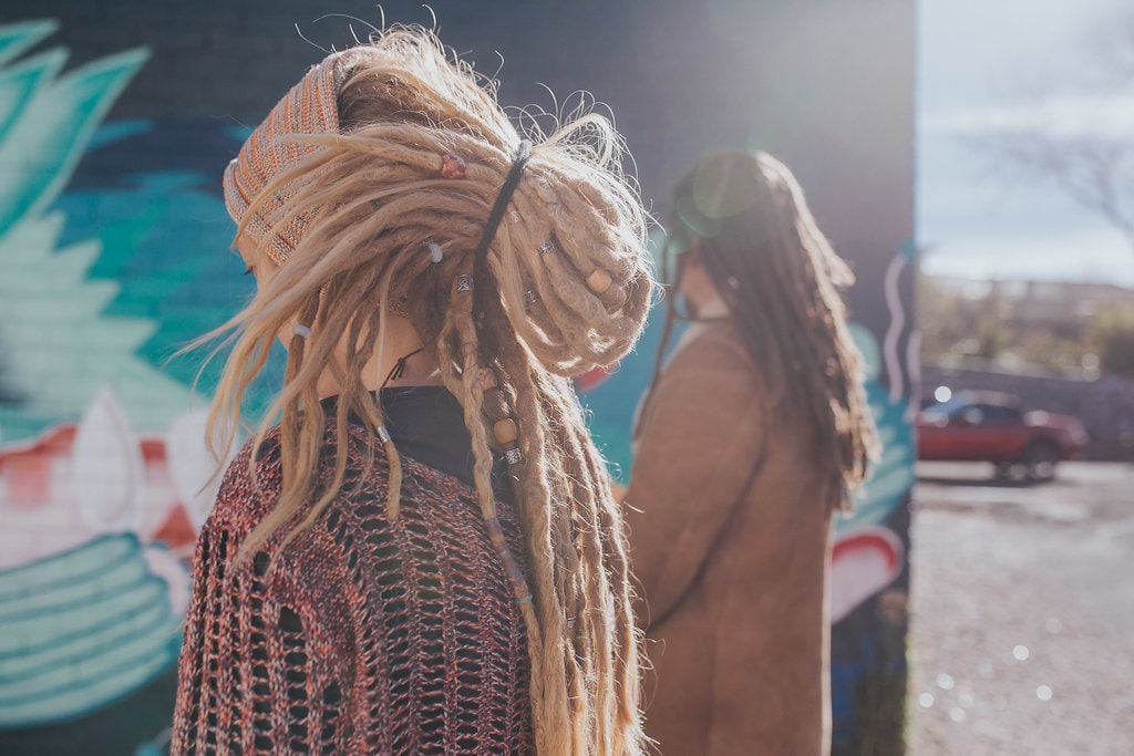 Dreadlock Elastics | Thick Strong Dread Hair Bands | Set Of 5 | Black Brown Grey Beige Blue | Dread Ties | Dreadlock Accessories