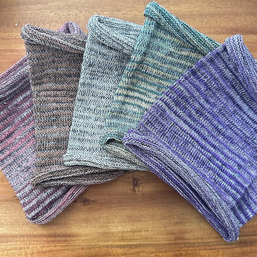 Regular Cotton Headband Bundles | Colourful Headbands | Set Of 5 | Black Earthy Blue Red Green Purple | Dreadlock Accessories