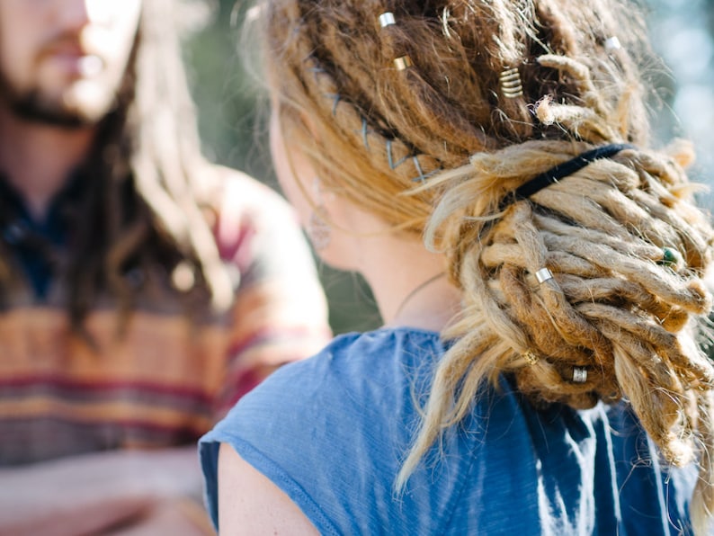 Beautiful Hand Dyed Australian Silk Thread for DIY Dreadlock Wrap
