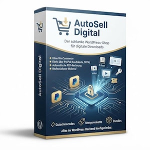 AutoSell Digital PRO - WordPress Plugin zum Verkauf digitaler Produkte
