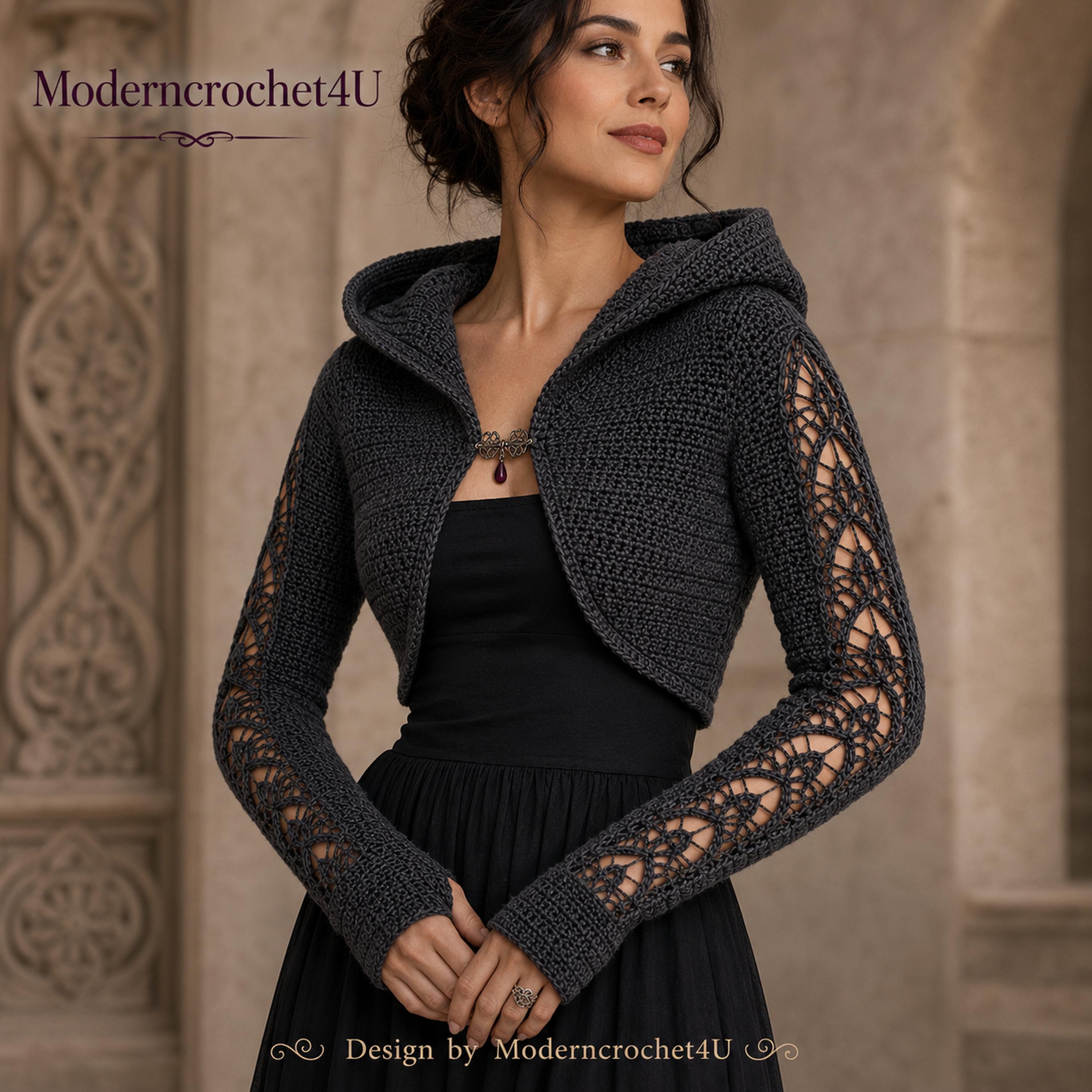Hooded Bolero Shrug - Etsy