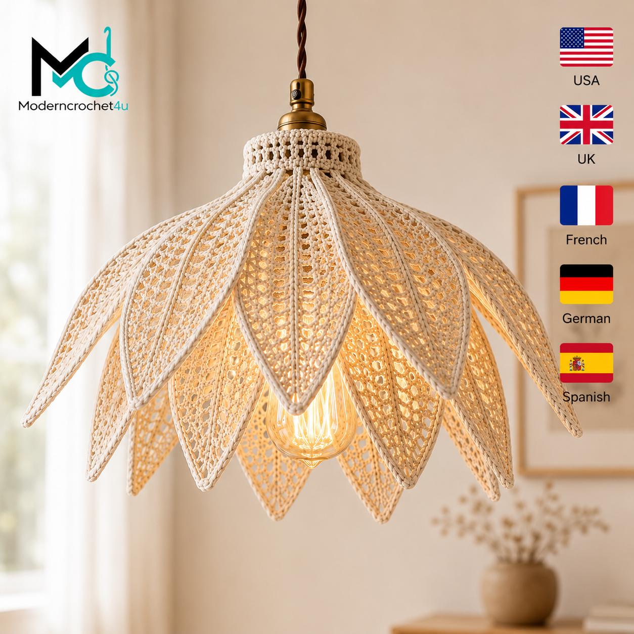 Petal Pendant Light - Etsy