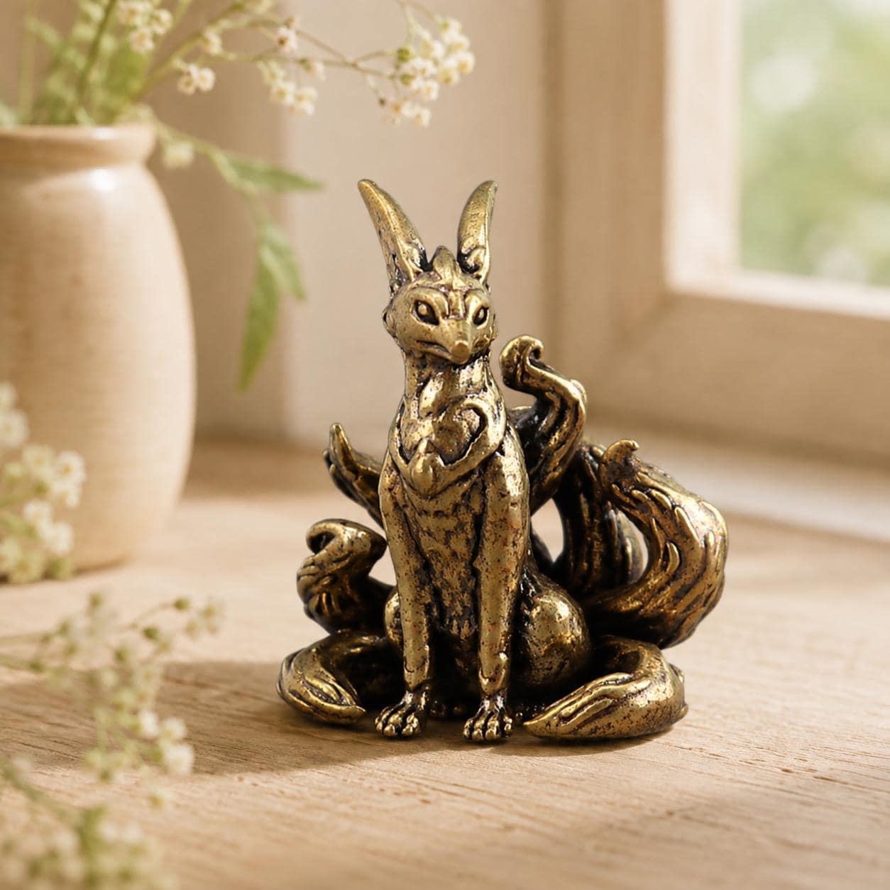 Kitsune Statue - Etsy