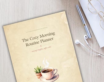 Agenda per una routine mattutina accogliente / Diario per la cura di sé, Rituale del caffè (Download digitale)