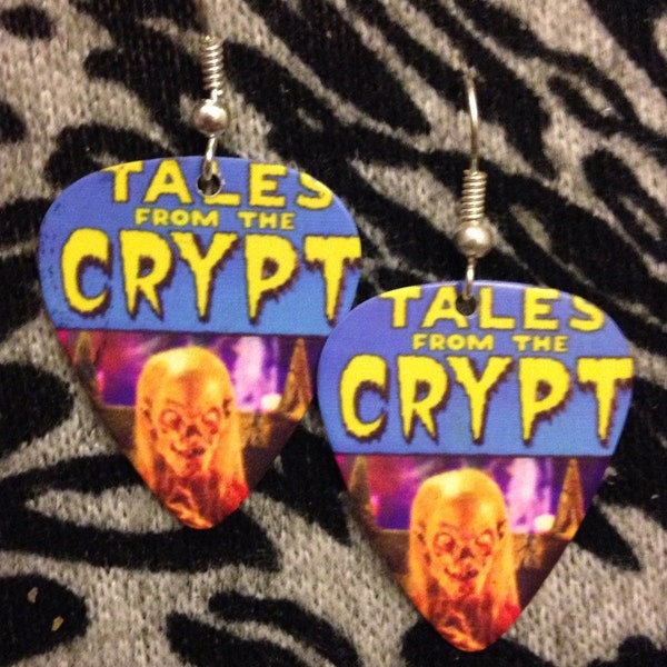 Tales from the Crypt Guitar Pick Boucles d'oreilles