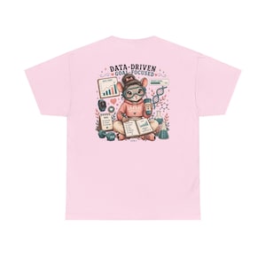 Data-Driven Goal-Focused Shirt | Lux Edition Women’s Gym T-Shirt | Science-Inspired Fitness Tee | Motivational Graphic Tee | Lab Rat Lifesty
