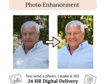 Photo Enhancement & Restoration, Fix Blurry Photos