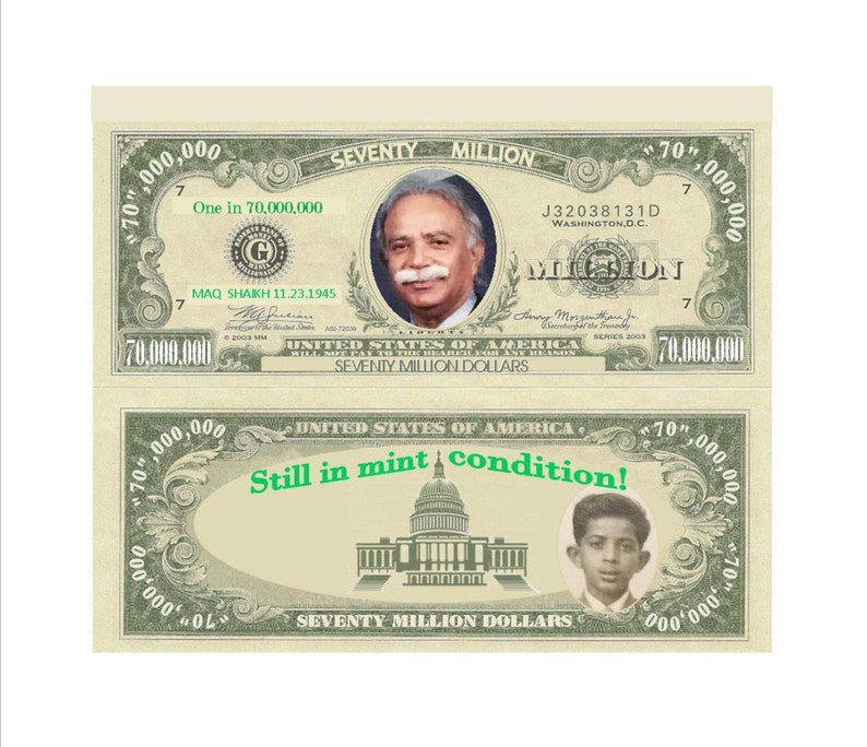 Set of 20 Personalized Candy Bar Wrapper Birthday Favor Million Dollar