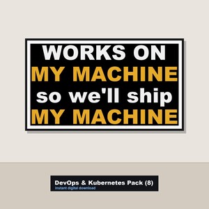 DevOps Kubernetes Humor Bundle 8 Designs | SRE Funny Digital Download | CrashLoopBackOff On Call Engineer Gift Printable