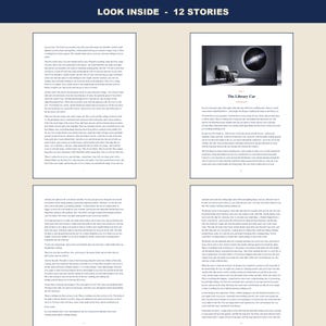 Sleep Stories for Adults, 12 Original Bedtime Stories Printable PDF Book, 100+ Pages to Read Before Bed, Insomnia Wind Down Routine image 2