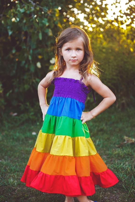 Buy > girls rainbow party dress > in stock