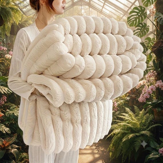 Soft Fleece Blanket 300GSM, Warm Throw Blanket for Bed & Sofa, All Season Cozy Blanket, Lightweight Plush Blanket, Available in 3 Sizes