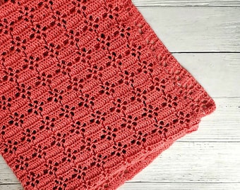 Crochet shawl pattern PDF, easy crochet shawl pattern  - Flamingo shawl wrap