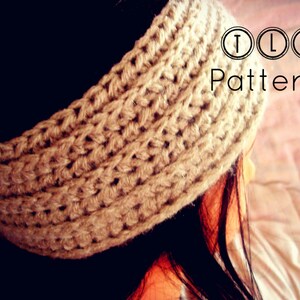 Crochet ear warmer pattern, crochet headband, crochet head wrap, toddler, child and adult, Ribbed headband, Pattern No. 29 image 2