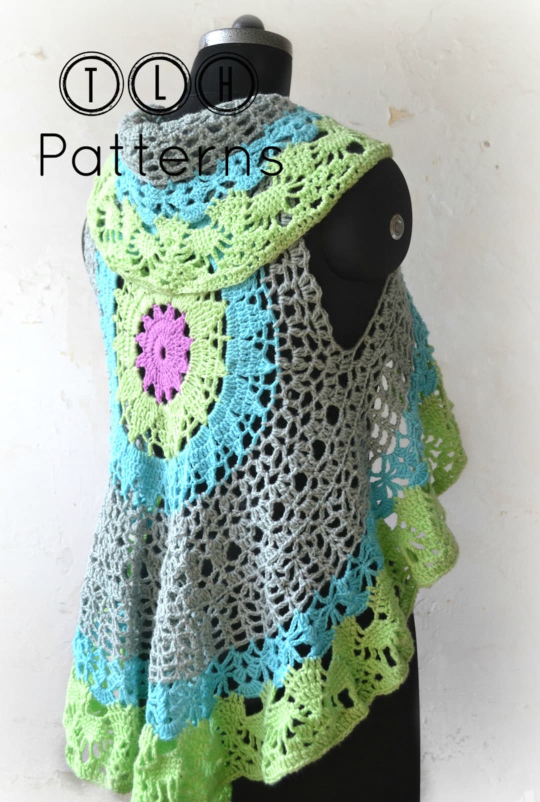 Crochet Vest Pattern Crochet Circular Shrug Crochet Summer