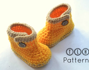 Scarpine all'uncinetto per neonati, modello per scarpine all'uncinetto per neonati, calzature per neonati, scarpine all'uncinetto per neonati, scarpe Alby, 0-6 mesi e 6-12 mesi, modello n. 77