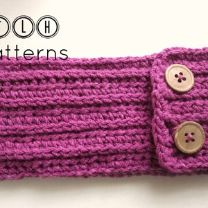 Crochet ear warmer pattern, crochet headband, crochet head wrap, toddler, child and adult, Ribbed headband, Pattern No. 29 image 1