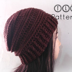 slouchy hat pattern 36 adult size 