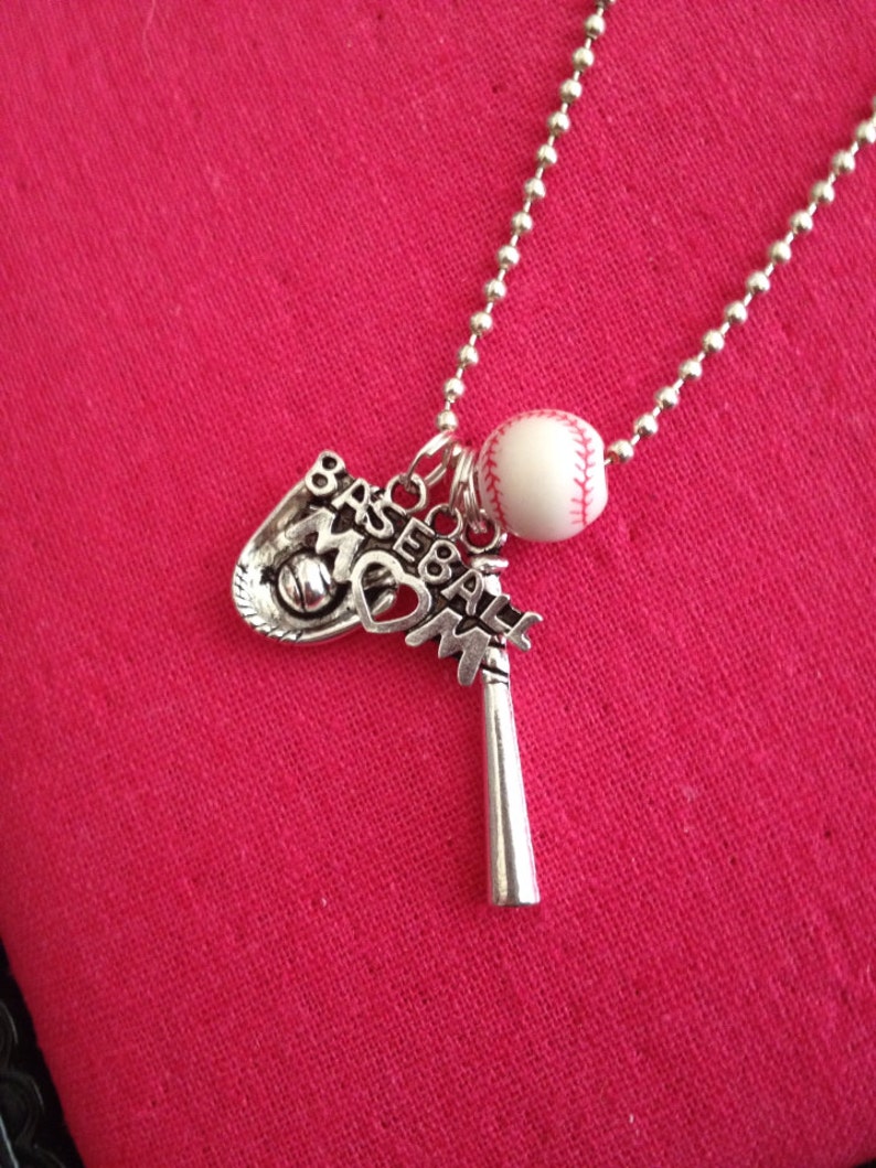 Baseball Mom Necklace Etsy