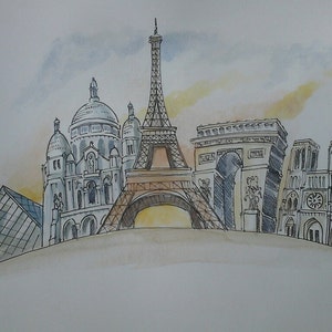 Paris cityscape