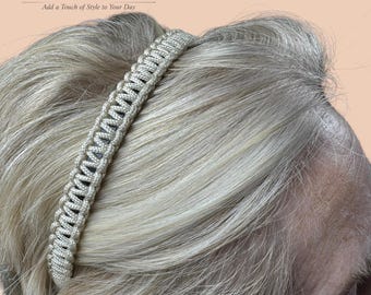 Classic Signature Cream Paracord Hairband