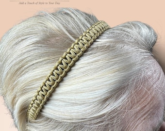 Classic Signature Gold Paracord Hairband