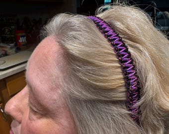 Handwoven Flim-Flam Paracord Hairband – Comfortable Everyday Accessory