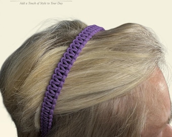 Classic Signature Plum Paracord Hairband