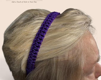 Classic Signature Acid Purple Paracord Hairband