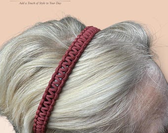 Classic Signature Crimson Paracord Hairband